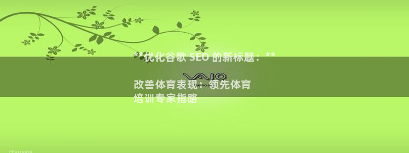 焦点娱乐是什么软件：**优化谷歌 SEO 的新标题：