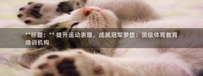 焦点娱乐app下载官网：**标题：** 提升运动表现