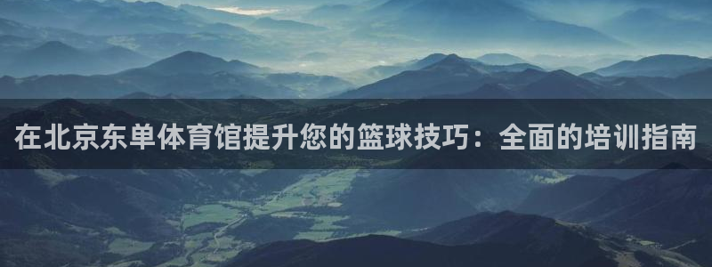 焦点娱乐拉菲11：在北京东单体育馆提升您的篮球技巧：
