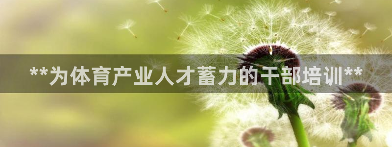 焦点娱乐平台怎么样：**为体育产业人才蓄力的干部培训