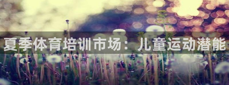 焦点娱乐平台怎么样赚钱：夏季体育培训市场：儿童运动潜