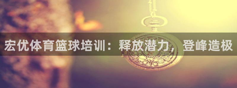 焦点娱乐官方网站首页下载手机版：宏优体育篮球培训：释