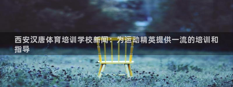 焦点娱乐传媒有限公司是干嘛的啊：西安汉唐体育培训学校